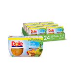 Dole Fruit Bowls Fruit Salad in Fruit Juice, Healthy School Snacks, 107ml, 24 Cups