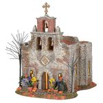 Department 56 Snow Village Halloween Day of The Dead Church Lit Building, 10.75 Inch, Multicolor