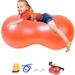 SUYSANP Peanut Yoga Ball for Kid (0.5 * 1M, Orange)