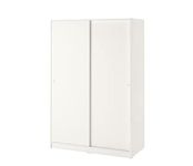 Ikea Kleppstad With Sliding Doors, White 117X176 Cm (46 1/8X69 1/4 Inches)(Engineered Wood)