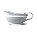 WM Bartleet & Sons 1750 T195 Traditional Porcelain Gravy and Sauce Boat 500ml, White