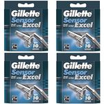 [Set Product] Gillette Sensor Excel Spare Blade 10 Pieces x 4 Pieces