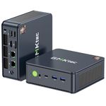 GMKtec AMD Ryzen 7 Mini PC W-11 Pro 7730U(Schlagen Sie Ryzen 7 5825U) (8 C/16 T4,50 GHz), M5 Ultra Dual LAN 2.5G Mini Computer, 16GB DDR4 RAM+512GB PCIe-SSD, WiFi 6, USB 3.2, USB-C, BT 5.2, DP, HDMI