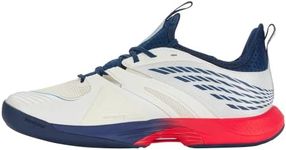 K-Swiss Men's Speed Trac Tennis Shoe, Blanc De Blanc/Blue Opal/Lollipop, 10 US