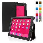 Snugg iPad 1 Case, Black Leather Sm