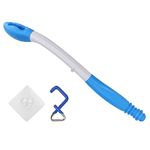 Toilet Aids Tools for Wiping, 41cm / 15.7in Folding Toilet Aid Wiper Long Reach Comfort Tissue Grip Wiper Long Reach Toilet Paper Wiping Aids for Limited Mobility Elderly