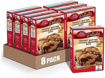 Betty Crocker Delights Peanut Butter Cookie Brownie Bar Mix, 17.2 oz. (Pack of 8)