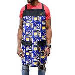 King Midas Barber Apron Unisex Hair Stylist Apron (Blue)