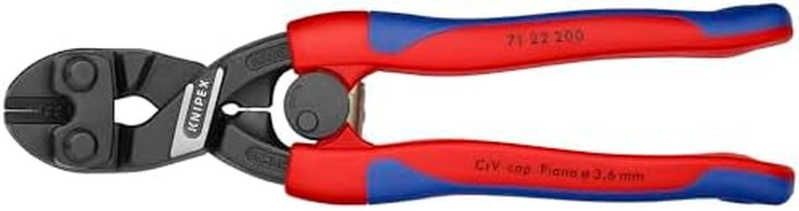 KNIPEX 7122200 Comfort Grip Angled High Leverage Cobolt Cut