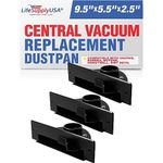 Airvac VPKB Central Vacuum VacPan Automatic Dustpan, Black