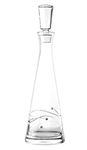 Barski - Handmade Glass - Sparkle - Tall Wine Decanter - Decorated with Real Swarovski Diamonds - Gift Boxed - 33 oz. - Made in Europe