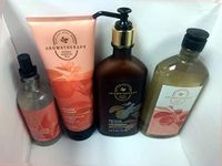 Bath and Body Works Aromatherapy ORANGE GINGER Deluxe Gift Set - Body Cream - Body Lotion - Body Wash and Essential Oil Mist - Full Size