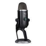 Blue Yeti x Professional Condenser USB Microphone with High-Res Metering, LED Lighting & Blue Vo!Ce Effects for Gaming, Streaming & Podcasting On PC & Mac