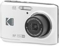 KODAK PIXPRO FZ45 Digital Camera, 16MP Point & Shoot with 4X Optical Zoom, 27mm Wide Angle, 2.7 Inch LCD, 1080p Video, White