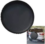 MASO Spare Wheel Cover Leather Tyre Tire Cover Waterproof Sun Protector Tyre Bag 15 inches for Car SUV Caravan(Diameters 71-73cm)
