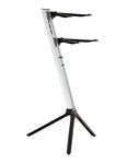 Stay Music Tower Keyboard Stand Slim Model Two Arms 1100/02 (Silver)