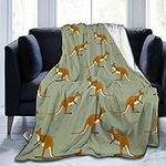 Kangaroo Throw Blanket for Sofa Cou