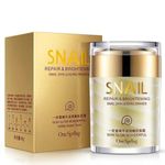 Snail Moisturizing Cream, Snail Secretion Nourishing Skin Cream Face Anti-aging Moisturizing Cream for Balance the Skin's PH, Eliminate Red Blood, Quickly Dilute Dark Circles (60g)