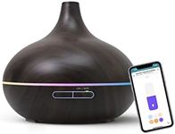 meross Smart WiFi Essential Oil Diffuser Works with Apple HomeKit, Alexa & Google Home, Ultrasonic Aromatherapy Diffuser & Mist Humidifier with Voice & APP Remote Control, Schedule & Timer, RGB Light