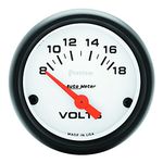 Auto Meter 5791 Phantom Short Sweep Electric Voltmeter Gauge