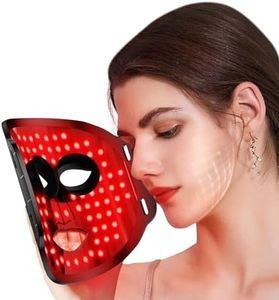 Bnlei Red Light Therapy for Face, LED Face Mask With Red, Yellow, Blue, etc. 7 colors Light Therapy Device Facial Mask