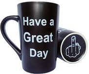 This Might be Wine Funny Christmas Gifts Coffee Mug Have a Great Day Ceramic Cup Black, Office and Birthday Gifts, 12 Oz