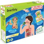 Smartivity My Body My Nutrition Toy for Kids 6-12 Years I Healthy Eating Game, Food Cards, Diet Tracker I Birthday Gift for Boys & Girls I DIY STEM Educational Science Toy for Kids 6,7,8,9,10,11,12