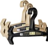 OSMIO (3 Pack) Heavy Duty Hanger for Tactical Attachments, Weight Vest, Diving Equipment, Wetsuit and Scuba BCD (Tan)