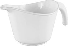 Reston Lloyd 92300 Microwave Safe Calypso Basic 2 Quart Mixing Batter Bowl, White