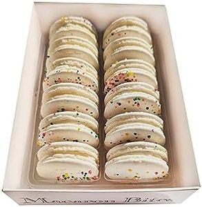 Macaron - Cake Batter French Macaron Cookies Gift Box - 12 Count