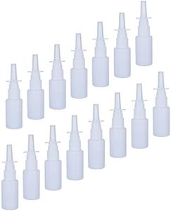 Minkissy 15Pcs 15ml Nasal Spray Bottles Empty Plastic Nasal Spray Bottles Press Spray Bottles Fine Mist Spray Bottles