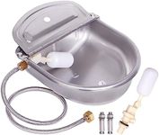 KHEARPSL ‌Extra Large Automatic Dog Water Bowl Large Breed Outdoor Dog Livestock Waterer Stainless Steel Automatic Waterer for Large Dogs Messy Drinkers Livestock Chicken Duck