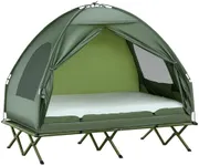 Outsunny 2-Person Tent Cot, 4-in-1