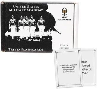 Army Flashcards - United States Military Academy Trivia: West Point's Most Interesting Facts, Myths and Legends! | Pack of 100 Trivia Cards | Perfect for Alumni, Cadets, and Visitors | Made in USA