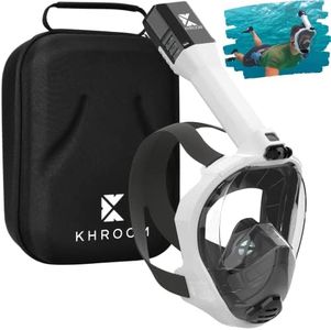 Khroom Full Face Snorkel Mask For Adults | CO2 Safe Valve System