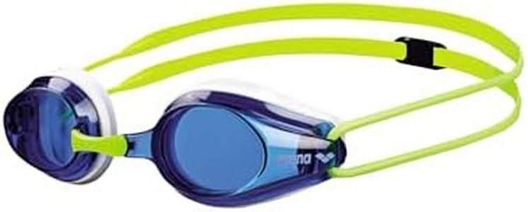 arena Tracks Jr Swim Goggle, Watersportds, Arena 1E559 BLUE-WHITE-FLUOYELLOW Tracks Jr Swim Goggles, 1E559, Blue / White / Fluo Yellow, One Size