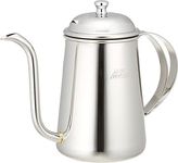 Carita Kalita Coffee Pot, Stainless Steel, 23.7 fl oz (700 ml), Narrow Opening, Nozzle, Direct Fire, Made in Japan, SS Kettle 700#52272 Drip Pot, Kettle, Coffee Maker, Yakan, Server, Barley Tea,