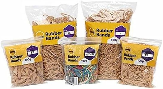 Marbig Rubber Bands No.18 100Gm in Zip Lock Bag