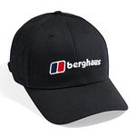 Berghaus Mens Logo Recognition Baseball Cap | Snap Adjuster, Black, One Size