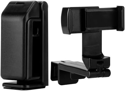 BELLE VOUS Universal Phone Mounts (2 Pack) - Phone Holder Travel Accessories for Plane Travel - Airplane Phone Holder Holiday Essential - 360 Degree Rotation Phone Clamp