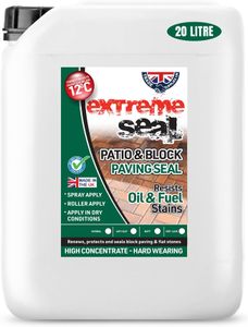 Trade Supplies UK Extreme Seal Patio & Block Paving Sealer, Wet Look, 20L