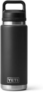 YETI Rambler 26 oz Stainless Steel Bottle – Vacuum Insulated, Black, Chug Cap