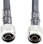 MPD Digital Genuine U.S.A Made Times Microwave LMR-400-UF Ultraflex 50 Ohm ULL RF Coaxial Cable with N Male Connectors, 35 Feet