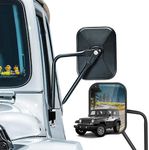 CALBEAU Jeep Mirrors, 2 Pack Square