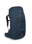 Osprey Farpoint Trek 75 Men's Backpacking Backpack Muted Space Blue, One Size