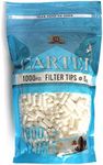 1000 filters - Cartel Slim 6mm filter tips + extra rolling paper