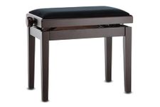 Gewa piano bench Deluxe, solid wood, height-adjustable rosewood matt