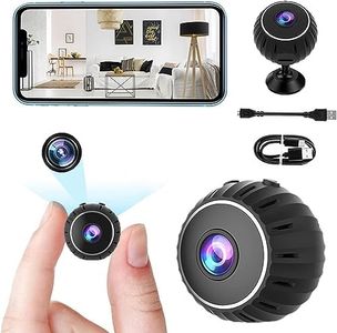 Mini Spy Camera 1080P HD Hidden Camera - Portable Small HD Nanny Cam with Night Vision and Motion Detection - Built-in Battery - Covert Security Camera for Home/Office/Indoor/Outdoor