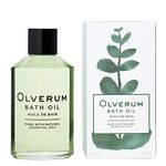 Olverum Bath Oil 250ml - Luxury Muscle Soothing Bath Soak - Relaxing Aromatherapy Oil with Highly Concentrated Blend of 10 Essential Oils - Natural, Vegan, Cruelty Free - Bath Oils for Women & Men