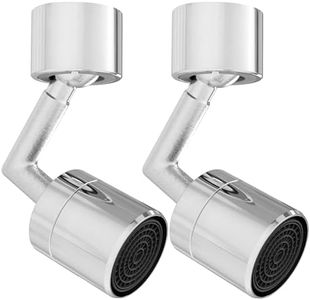 2Pcs Universal 720 degree Rotating Faucet - Universal Splash Filter Faucet for Bathroom Faucet Sprayer Attachment - Bathroom Universal Flash Filter Faucet - Bathroom Universal Faucet Filter Attachment